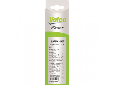 Гибридная щетка VALEO FIRST Covertech,передняя,1 шт., VFH40, 400mm/16", гибридная от VALEO Гибридная щетка VALEO FIRST Covertech,передняя,1 шт., VFH40, 400mm/16", гибридная