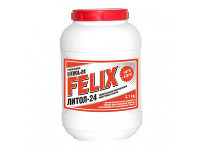 Смазка Литол-24 FELIX, банка, 2100 гр от Felix Смазка Литол-24 FELIX, банка, 2100 гр