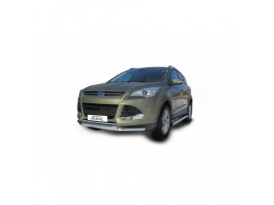 Защита переднего бампера Arbori d57+d57 двойная FORD KUGA 2013- от ARBORI Защита переднего бампера Arbori d57+d57 двойная FORD KUGA 2013-