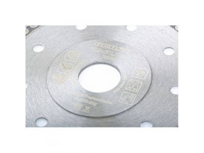 Диск алмазный ф 230х22,2 мм., тонкий, сплошной (Jaguar), мокрое резание GROSS