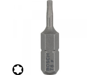 Бита Bosch Extra-hart t8 25 мм, 3 шт. от BOSCH Бита Bosch Extra-hart t8 25 мм, 3 шт.
