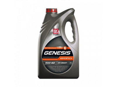 Моторное масло ЛУКОЙЛ GENESIS ARMORTECH 5W40 SN/CF, 4л от LUKOIL Моторное масло ЛУКОЙЛ GENESIS ARMORTECH 5W40 SN/CF, 4л