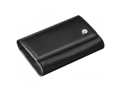 Кожаный футляр для ключей Mercedes-Benz Key Wallet, Business, Black, артикул B66952883