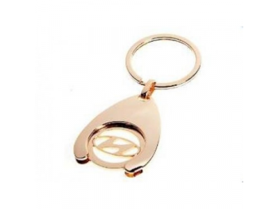 Брелок Hyundai золотистый, артикул R8480AC500H