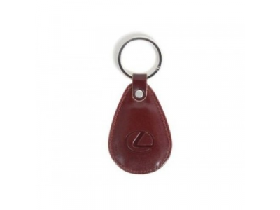 Кожаный брелок-капля Lexus, brown, артикул OT1100322L