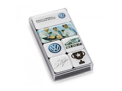 Набор магнитов Volkswagen Magnets RallyTheWorld, артикул 000087703CP