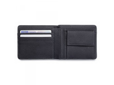 Кожаный кошелек Volkswagen R Collection Wallet, Black, артикул 15D087400
