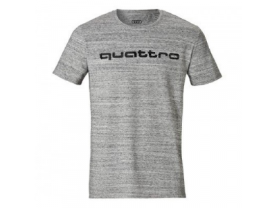 Мужская футболка Audi quattro Mens T-Shirt, Grey
