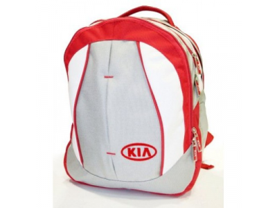 Рюкзак Kia Backpack, Grey-White-Red, артикул R8480AC483K
