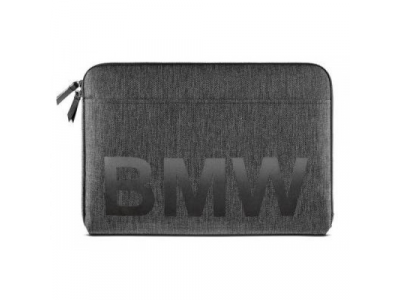 Сумка-чехол для ноутбука BMW Laptop Bag, Grey, артикул 80222413780