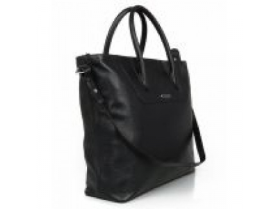Женская кожаная сумка Jaguar Leather Tote Bag – Black