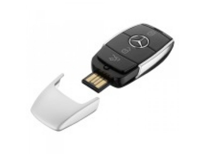 Флешка Mercedes-Benz USB Stick, Key Style, Black/Silver, 8GB, артикул B66953148