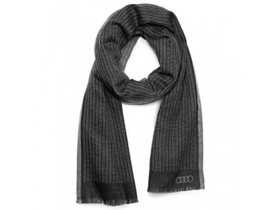 Шерстяной шарф Audi Wool scarf by PZero, black/grey