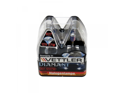 Лампа галоген.H27 12 V 27 W Diamant (к-т) 880 (PG13) VETTLER от VETTLER Лампа галоген.H27 12 V 27 W Diamant (к-т) 880 (PG13) VETTLER